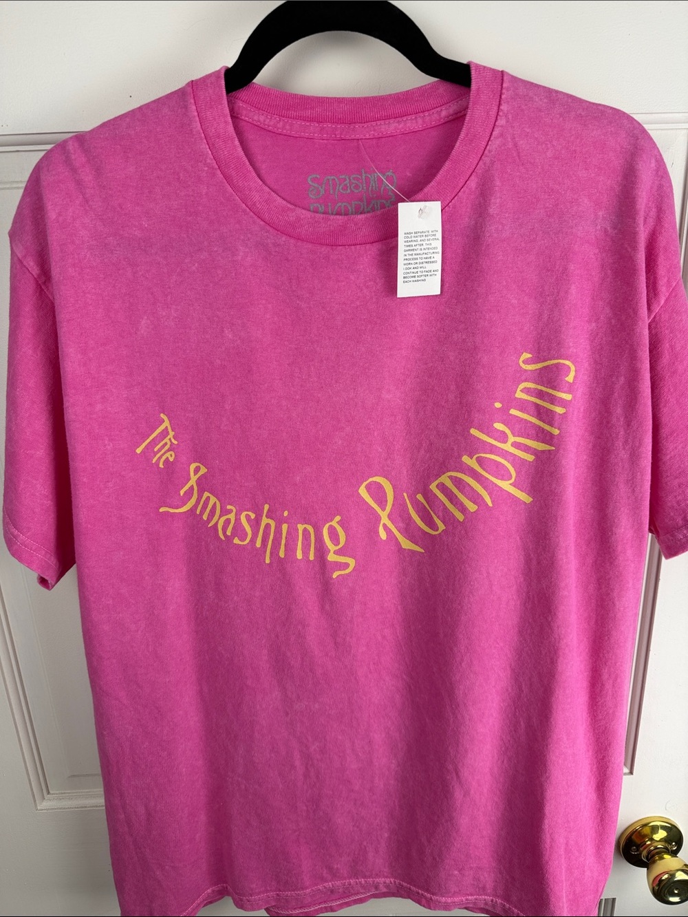 NWT Smashing Pumpkins Infinite Sadness Tour Graphic Tee Distressed Look Size L